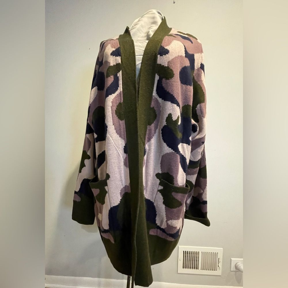 Soft Warm Cammo Cardigan